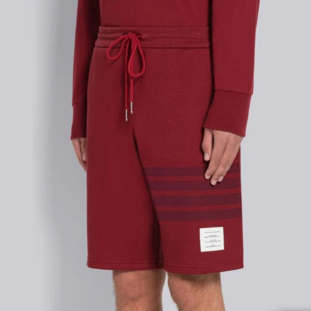 THOM BROWNE Double Face Knit 4-Bar Sweatshorts